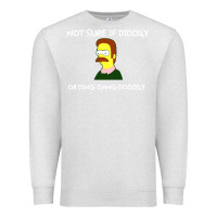 Oatmeal Heather ned flanders Premium Sweatshirt - artisFamous