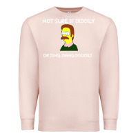 Pale Pink ned flanders Premium Sweatshirt - artisFamous