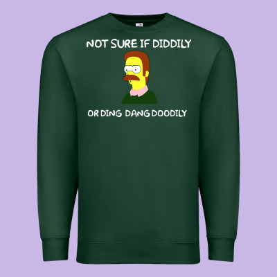 Ned Flanders Premium Sweatshirt Designed By Artisfamous