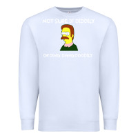 White ned flanders Premium Sweatshirt - artisFamous