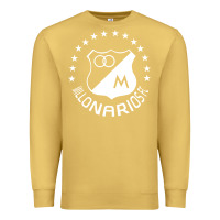 Antique Gold millonarios futbol Premium Sweatshirt - artisFamous