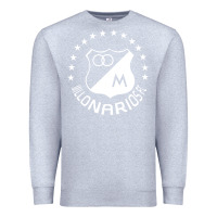 Heather Grey millonarios futbol Premium Sweatshirt - artisFamous