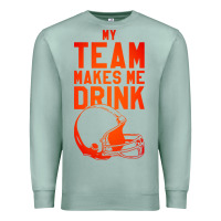 Seafoam my team makes me drink Premium Sweatshirt - artisFamous