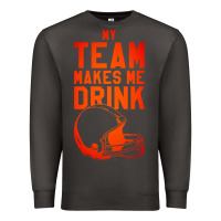 Smoke my team makes me drink Premium Sweatshirt - artisFamous