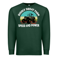 Sports Green diddly squat farm speed and power Premium Sweatshirt - artisFamous