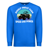 True Royal diddly squat farm speed and power Premium Sweatshirt - artisFamous