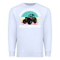 White diddly squat farm speed and power Premium Sweatshirt - artisFamous
