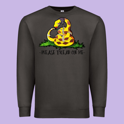 Please Tread On Me Premium Sweatshirt Designed By Artisfamous