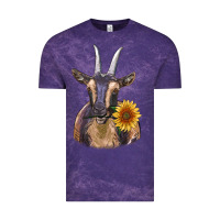 Cloud Purple dark goat Vintage Tee - RanaPortraitStore