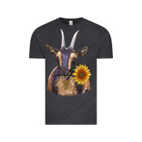 Vintage Black dark goat Vintage Tee - RanaPortraitStore