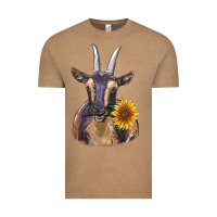 Vintage Coffee dark goat Vintage Tee - RanaPortraitStore