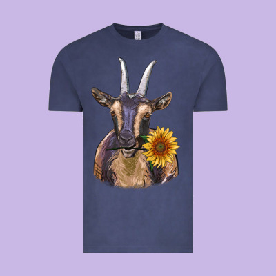 Dark Goat Vintage Tee Designed By Ranaportraitstore