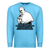 Ocean Blue pope mc Premium Sweatshirt - artisFamous