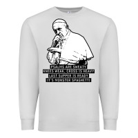 Dove Grey pope mc Premium Sweatshirt - artisFamous