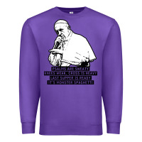 Purple pope mc Premium Sweatshirt - artisFamous
