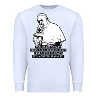 White pope mc Premium Sweatshirt - artisFamous