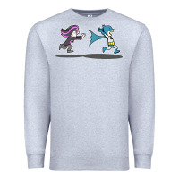 Heather Grey ozzy loves bats Premium Sweatshirt - artisFamous
