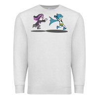 Oatmeal Heather ozzy loves bats Premium Sweatshirt - artisFamous