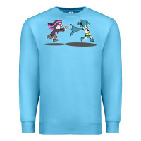 Ocean Blue ozzy loves bats Premium Sweatshirt - artisFamous