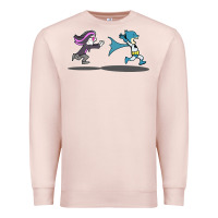 Pale Pink ozzy loves bats Premium Sweatshirt - artisFamous