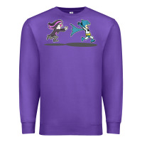 Purple ozzy loves bats Premium Sweatshirt - artisFamous