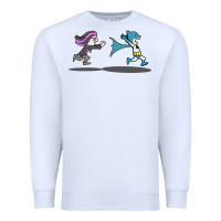 White ozzy loves bats Premium Sweatshirt - artisFamous