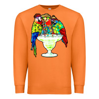 Carrot parrots drinking margarita hawaiian Premium Sweatshirt - artisFamous