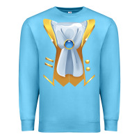 Ocean Blue beauty and the beast coat costume halloween t shirt Premium Sweatshirt - artisFamous