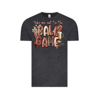 Vintage Black take me out to the ball game Vintage Tee - FaDigitalArtStudio