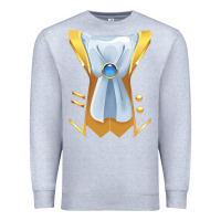 Heather Grey beauty and the beast coat costume halloween t shirt Premium Sweatshirt - artisFamous