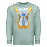 Seafoam beauty and the beast coat costume halloween t shirt Premium Sweatshirt - artisFamous