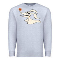 Heather Grey halloween nightmare before christmas zero tank top Premium Sweatshirt - artisFamous