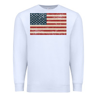White american flag Premium Sweatshirt - artisFamous