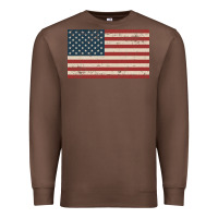Chestnut american flag Premium Sweatshirt - artisFamous