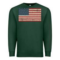 Sports Green american flag Premium Sweatshirt - artisFamous