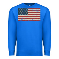 True Royal american flag Premium Sweatshirt - artisFamous