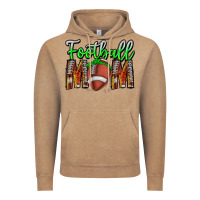 Vintage Coffee football mom Vintage Hoodie - CowhideDigitalArt