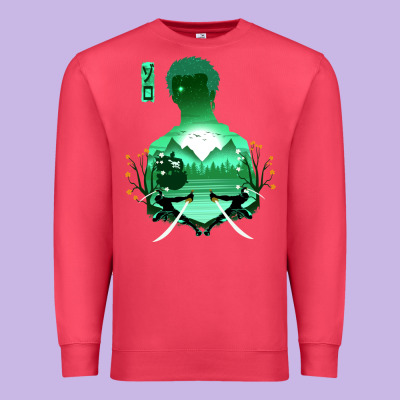 Zoro Premium Sweatshirt Designed By Artisfamous