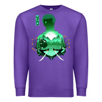 Purple Zoro Premium Sweatshirt - artisFamous