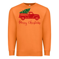 Carrot vintage red truck with christmas Premium Sweatshirt - artisFamous