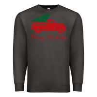 Smoke vintage red truck with christmas Premium Sweatshirt - artisFamous
