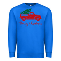 True Royal vintage red truck with christmas Premium Sweatshirt - artisFamous
