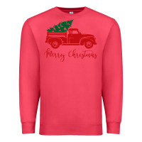 Cardinal vintage red truck with christmas Premium Sweatshirt - artisFamous