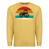 Antique Gold vintage tractor Premium Sweatshirt - artisFamous