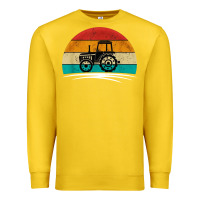 Lemon vintage tractor Premium Sweatshirt - artisFamous