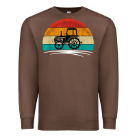 Chestnut vintage tractor Premium Sweatshirt - artisFamous