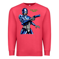 Cardinal 8bit robocop Premium Sweatshirt - artisFamous