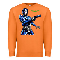 Carrot 8bit robocop Premium Sweatshirt - artisFamous