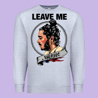 Leave Me Malone Merch Premium Sweatshirt Designed By Artisfamous