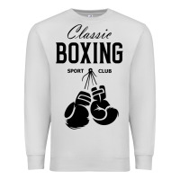 Dove Grey boxing gym classic Premium Sweatshirt - artisFamous